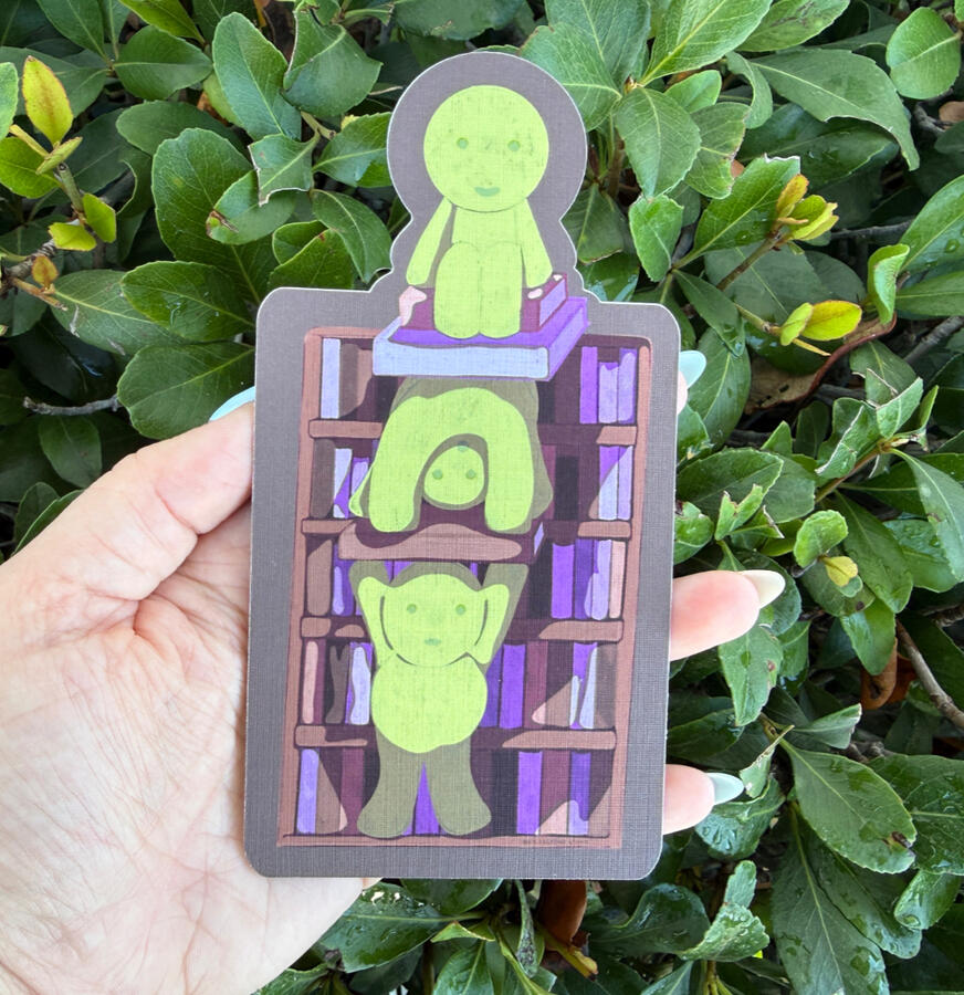 Smiskis at the Library Bookmark Smiskis at the Library Bookmark