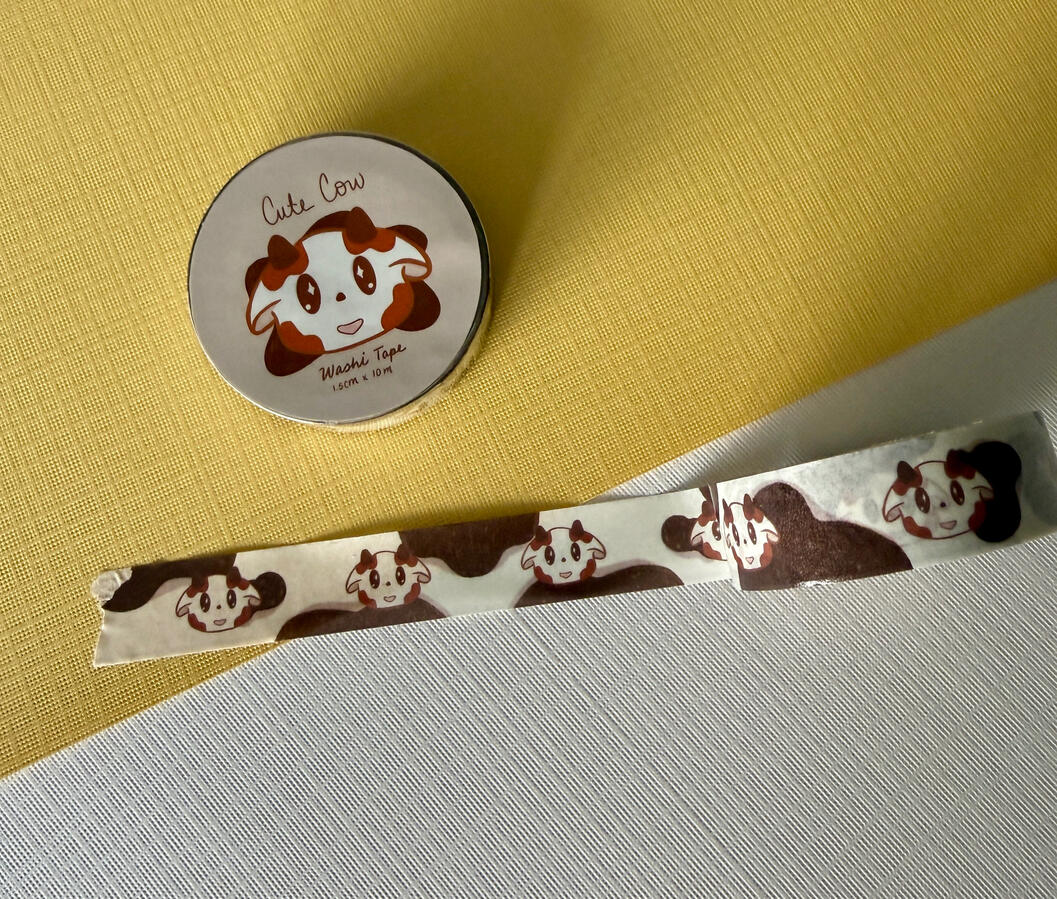 Cute Cow Washi Tape
