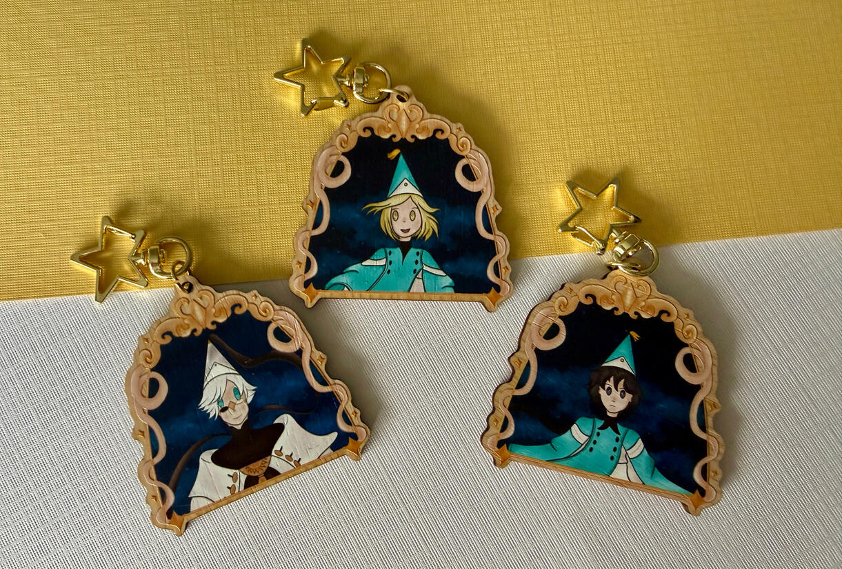 Witch Hat WoodenKeychains