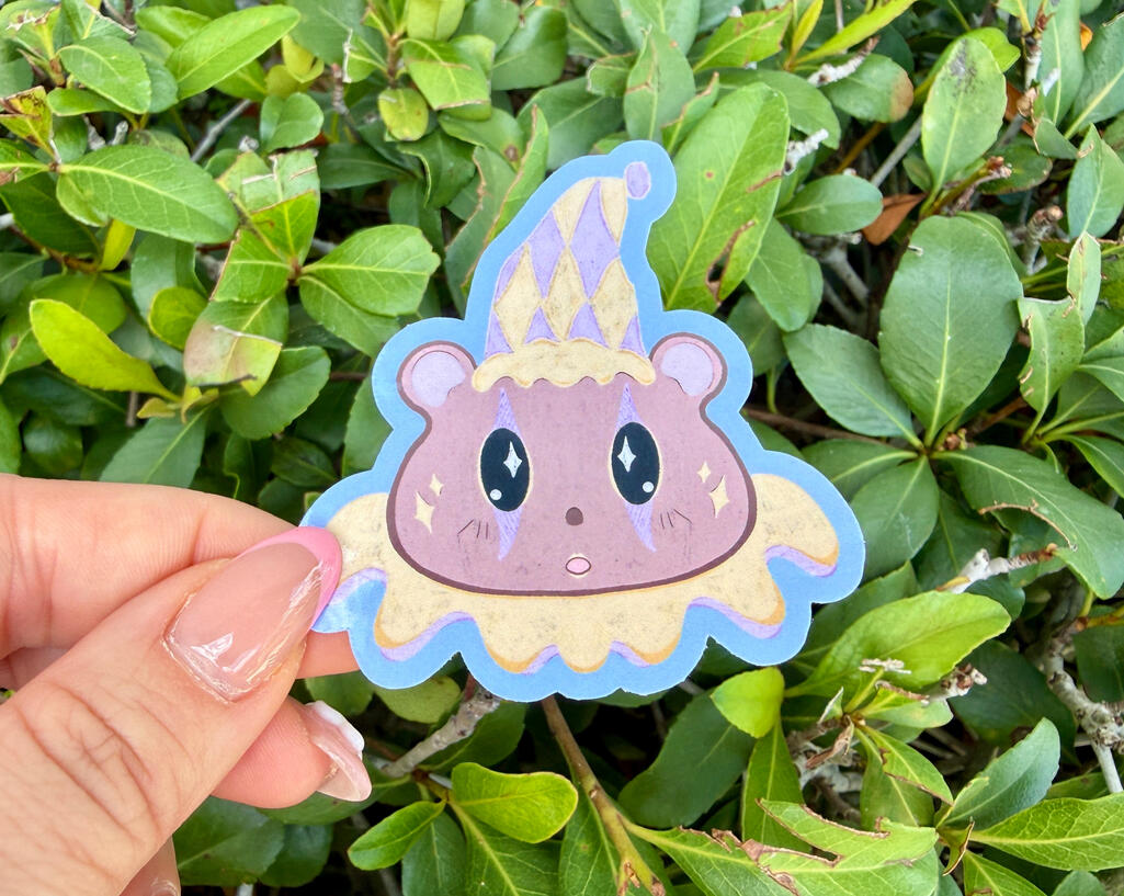 Beary Clowny Sticker