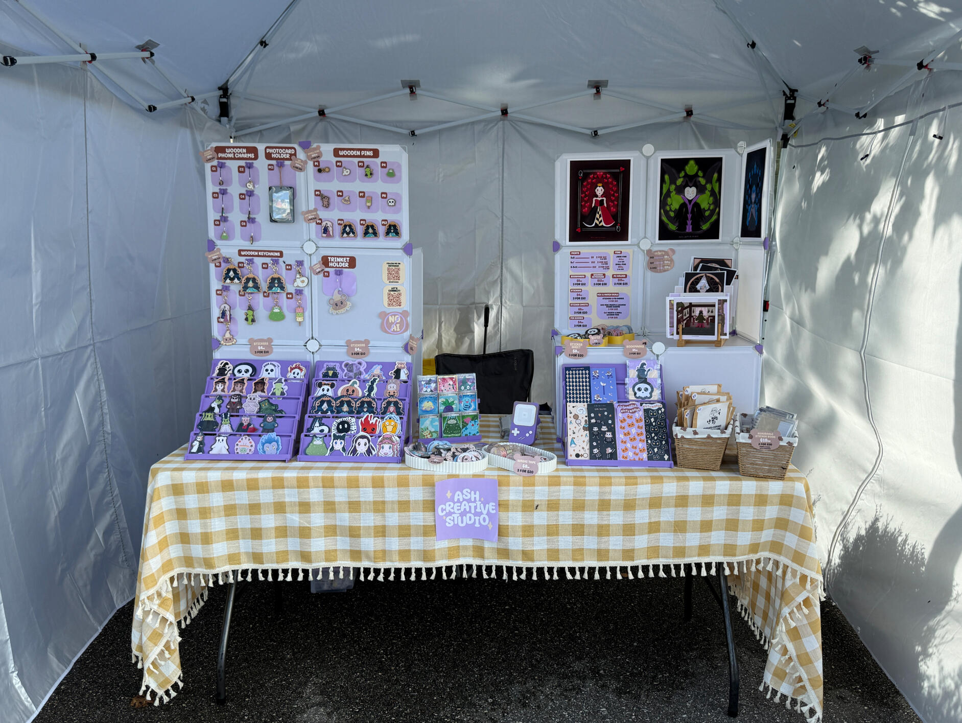 10x10 Canopy Tent Outdoor Market Setup